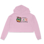 Women's Probably Late For Something Sarcastic Quotes Crop Hoodies