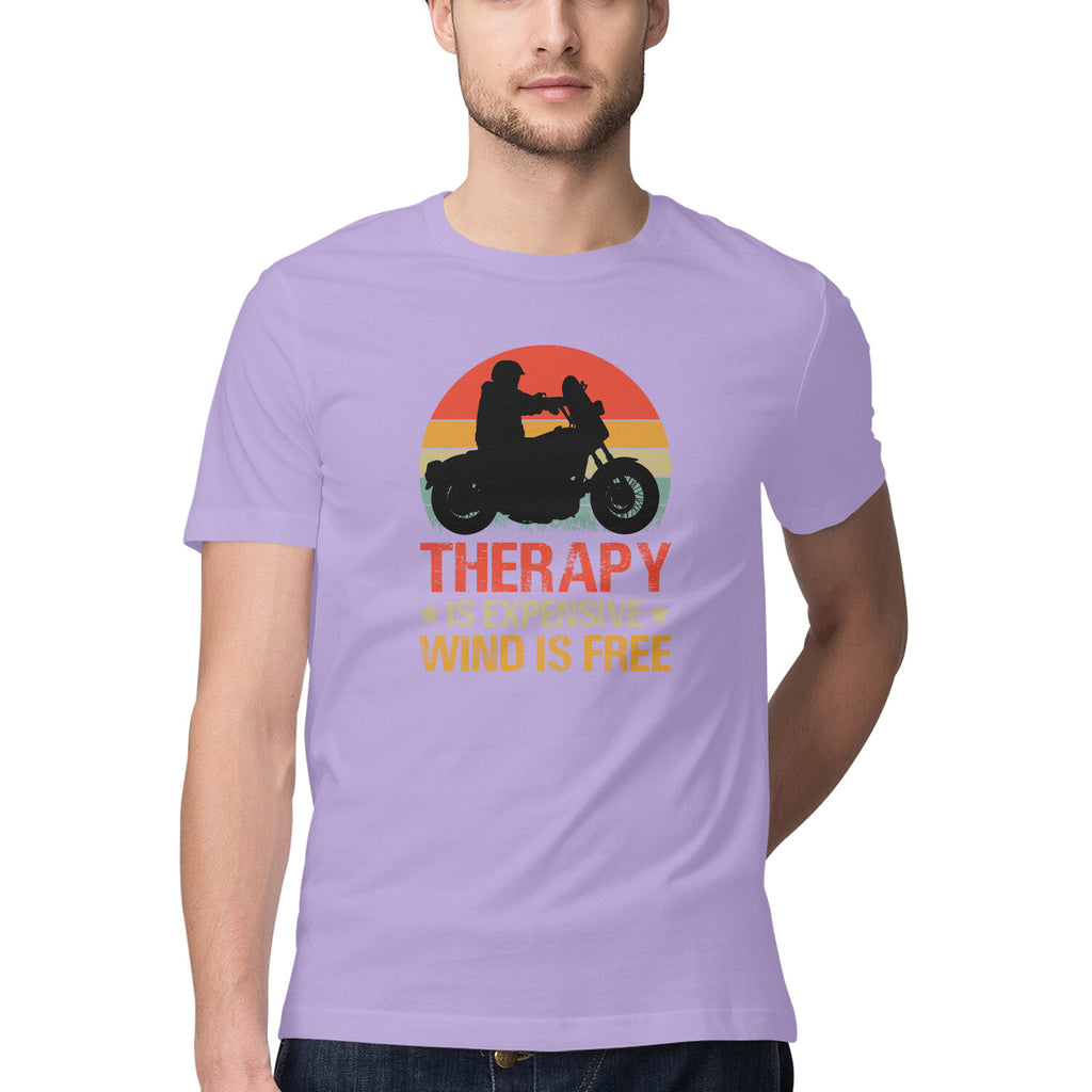 Men's Wind is Free Design Printed T-Shirt