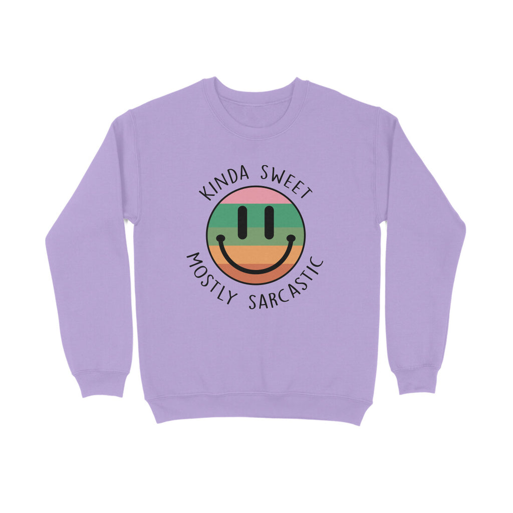 Men's Kinda Sweet Mostly Sarcastic Sarcastic Quotes Sweatshirts