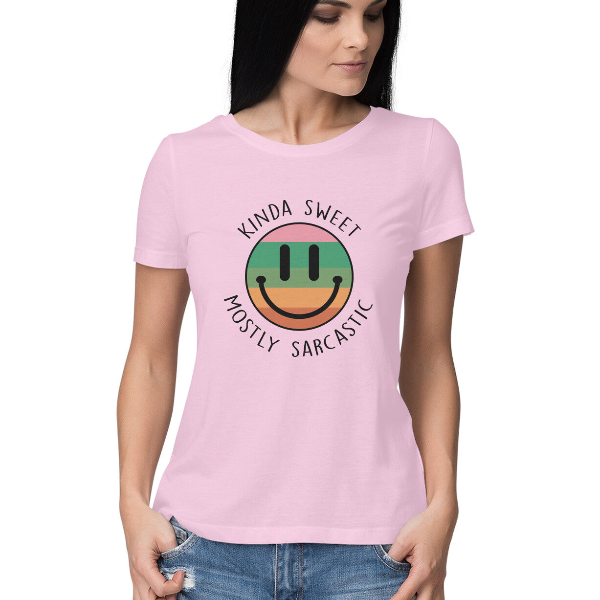 Women's Kinda Sweet Mostly Sarcastic Sarcastic Quotes T-Shirt