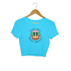 Women's Kinda Sweet Mostly Sarcastic Sarcastic Quotes Crop Tops