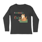 Men's Fun Fact : I Don't Care Sarcastic Quotes Full Sleeve T-Shirt