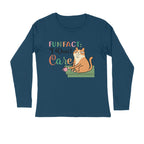 Men's Fun Fact : I Don't Care Sarcastic Quotes Full Sleeve T-Shirt