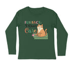 Men's Fun Fact : I Don't Care Sarcastic Quotes Full Sleeve T-Shirt