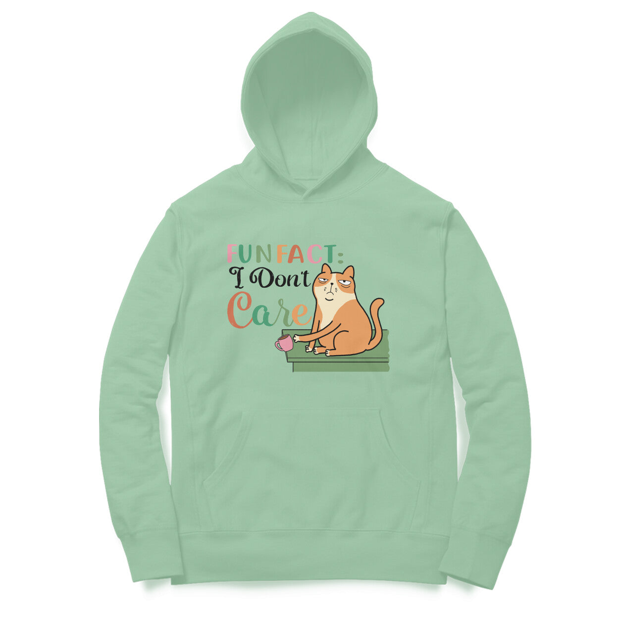 Men's Fun Fact:I Don't Care Sarcastic Quotes Hoodies