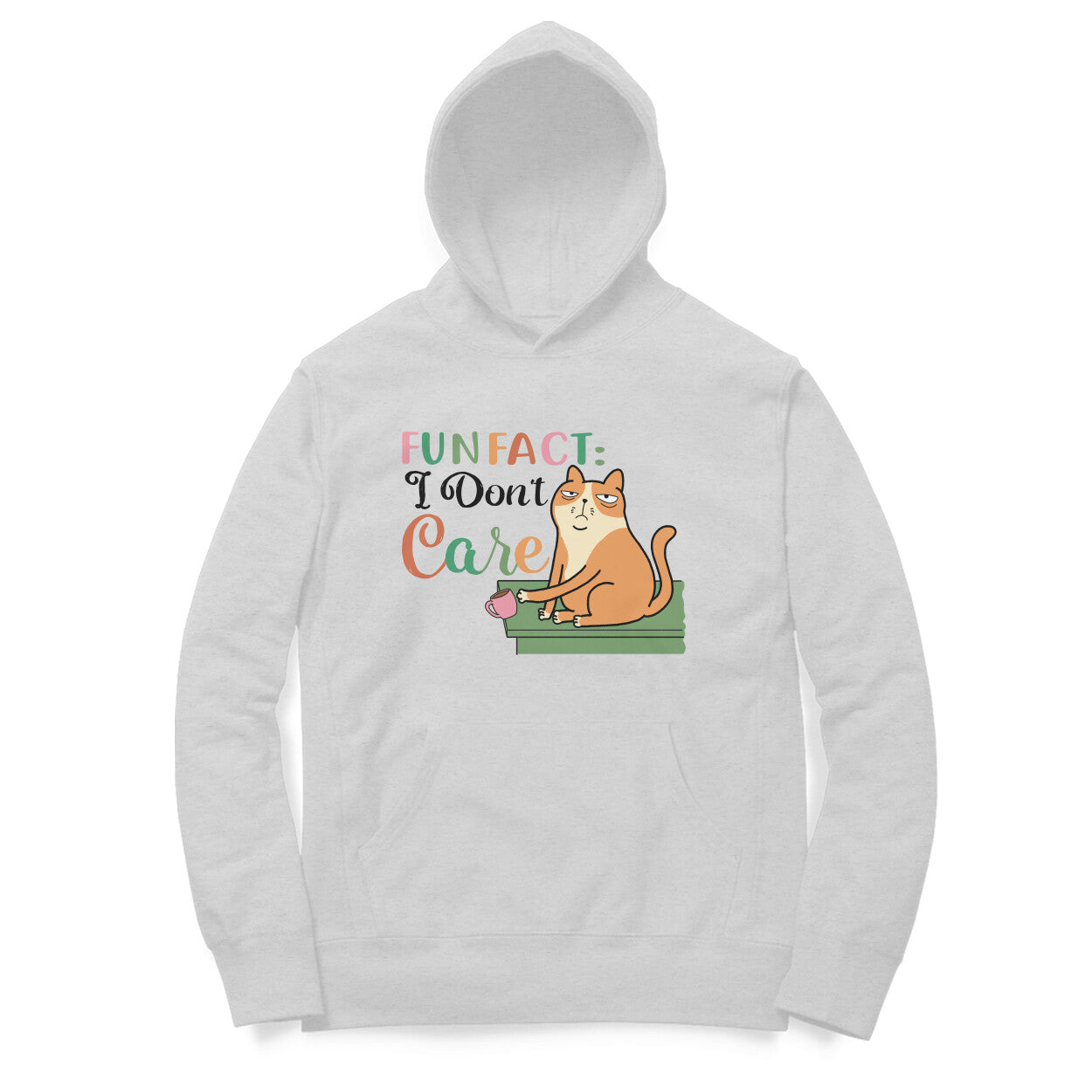 Women's Fun Fact : I Don't Care Sarcastic Quotes Hoodies