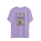 Men's Punch Today In The Face Sarcastic Quotes Oversized T-Shirt
