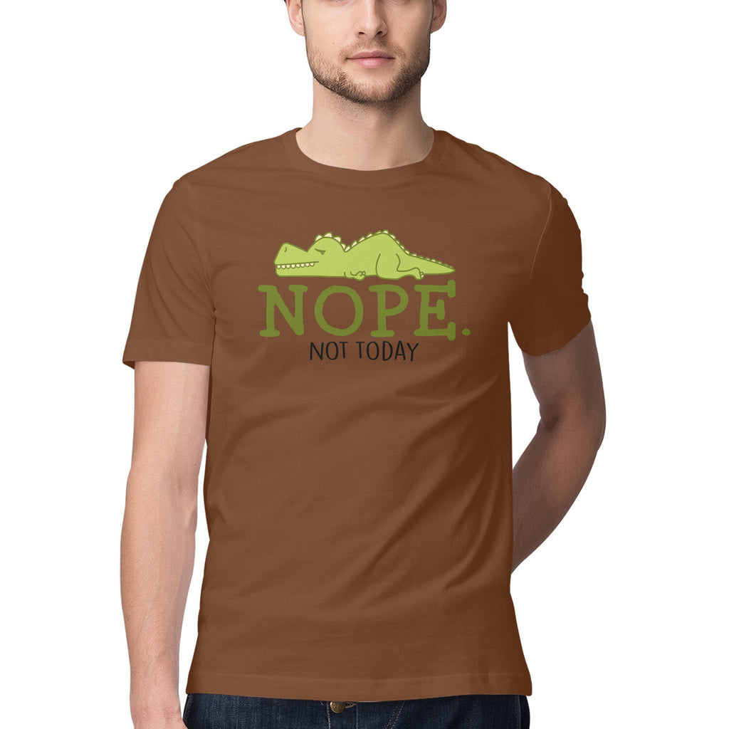 Men's Nope Not Today Sarcastic Quotes T-Shirt