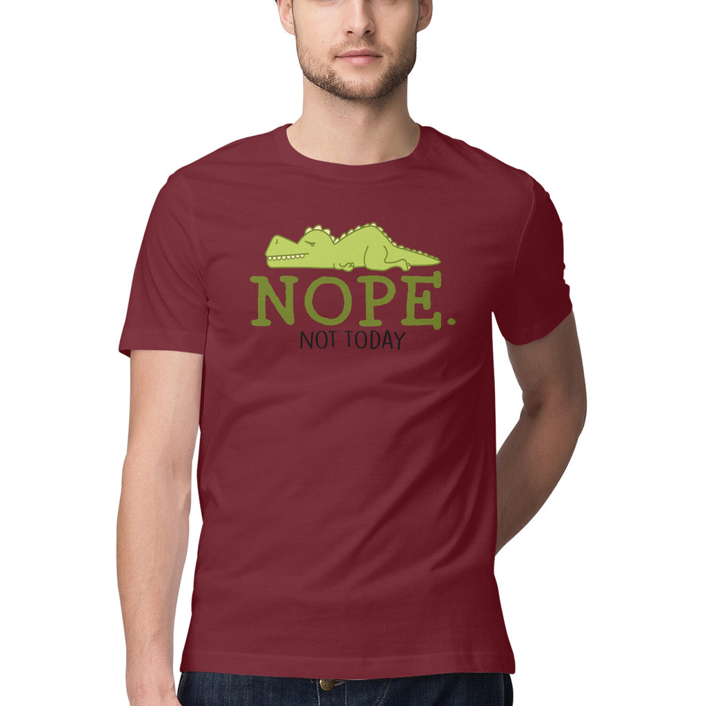 Men's Nope Not Today Sarcastic Quotes T-Shirt
