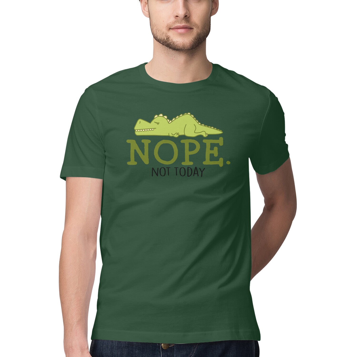 Men's Nope Not Today Sarcastic Quotes T-Shirt
