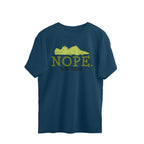 Men's Nope Not Today Sarcastic Quotes Oversized T-Shirt