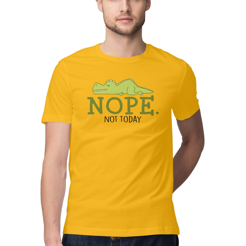 Men's Nope Not Today Sarcastic Quotes T-Shirt