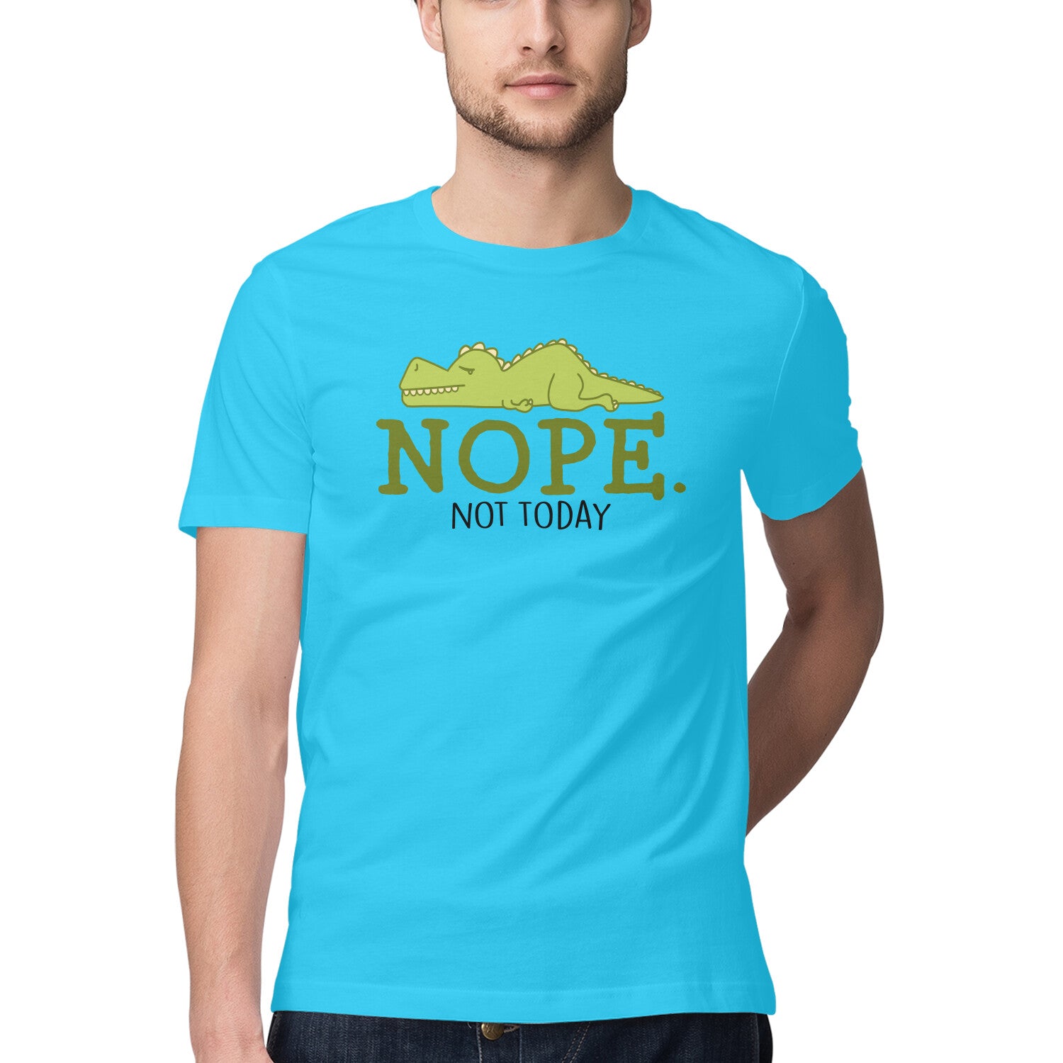 Men's Nope Not Today Sarcastic Quotes T-Shirt