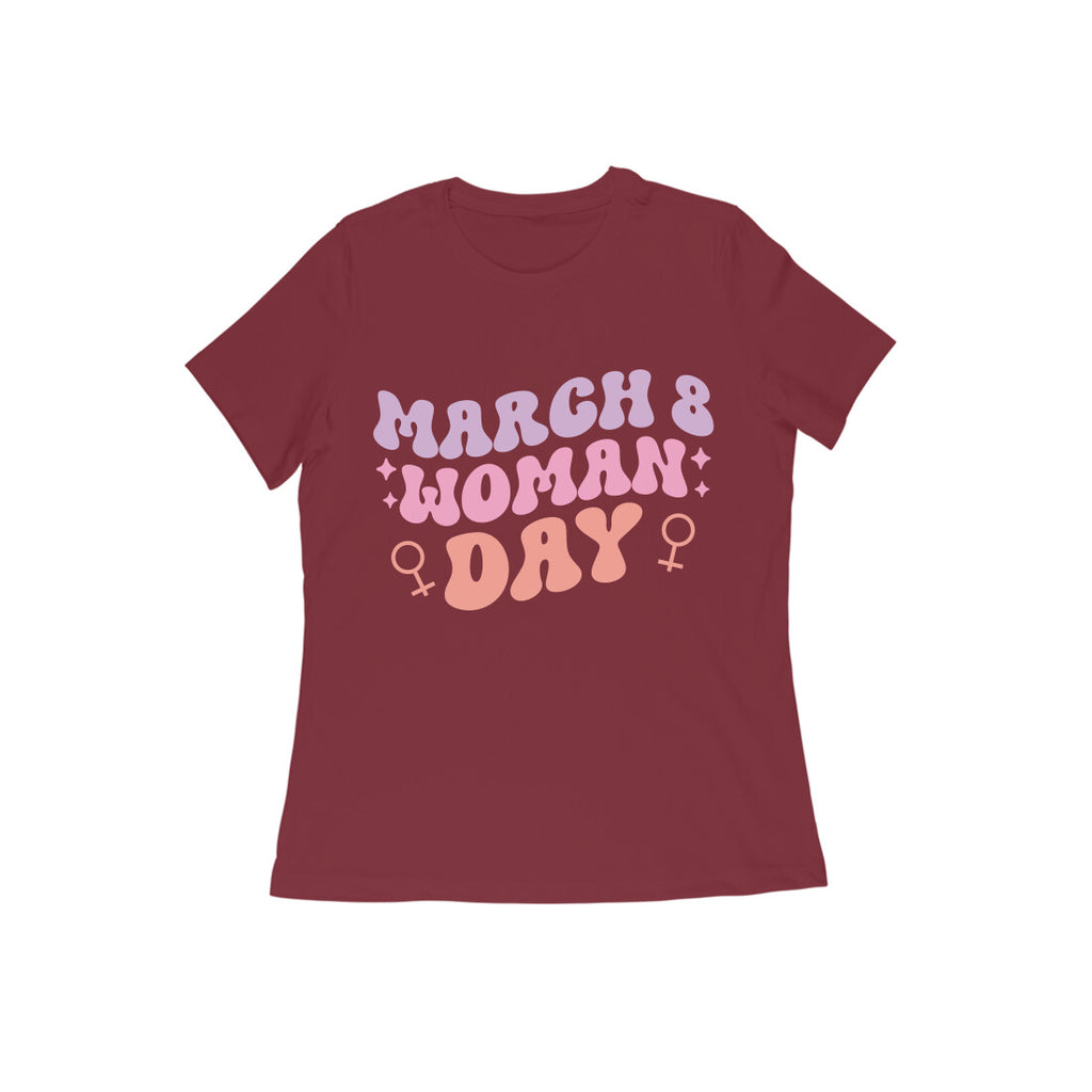 Women's March WomenDay Graphics Printed T-Shirt