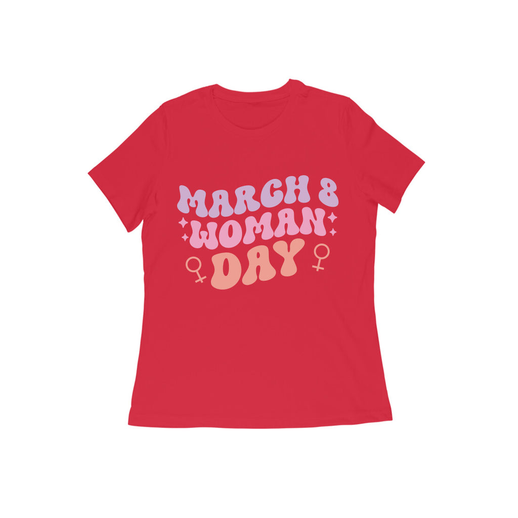 Women's March WomenDay Graphics Printed T-Shirt