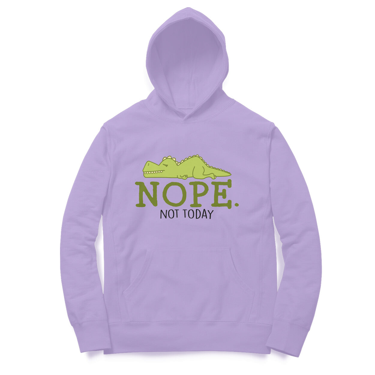 Men's Nope Not Today Sarcastic Quotes Hoodies