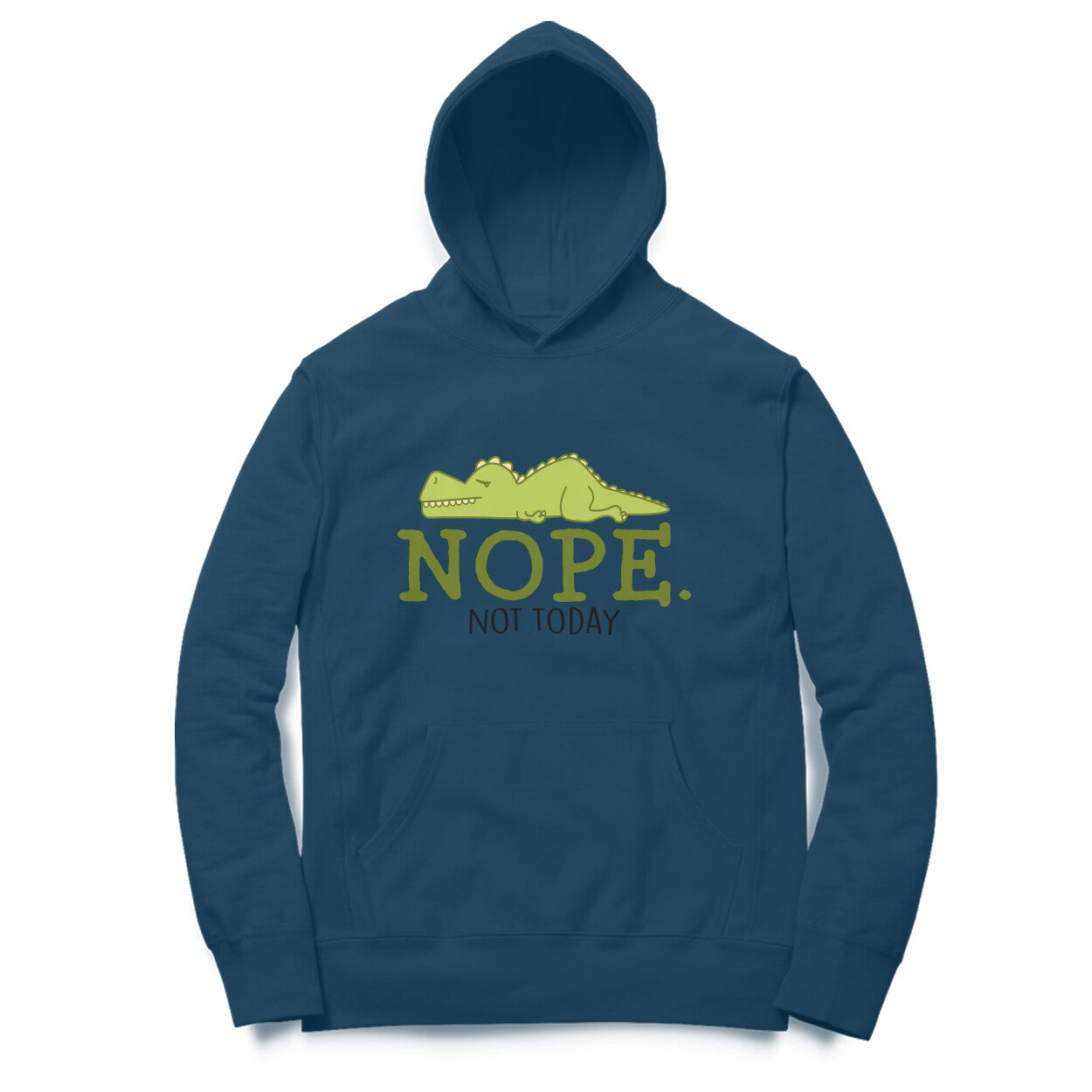 Men's Nope Not Today Sarcastic Quotes Hoodies Secondary image