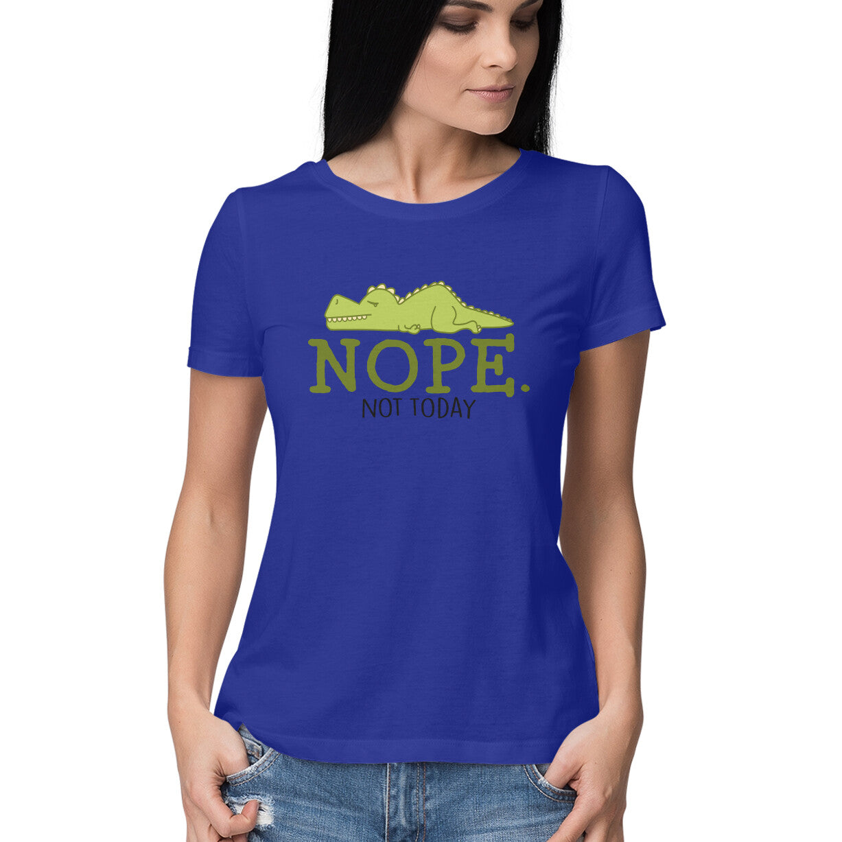 Women's Nope Not Today Sarcastic Quotes T-Shirt