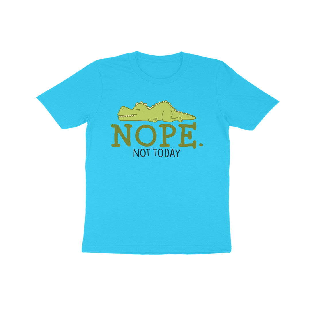 Kid's Nope Not Today Sarcastic Design T-Shirt Secondary image