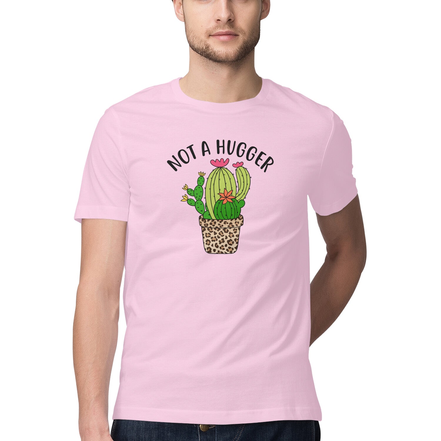 Men's Not A Hugger Sarcastic Quotes T-Shirt Secondary image