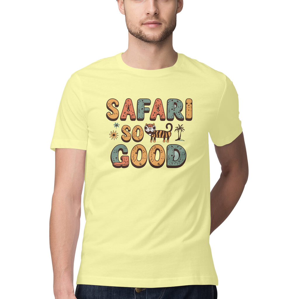 Men's Safari So Good Design Printed T-Shirt