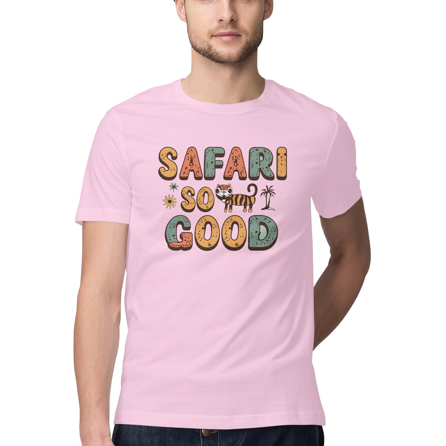 Men's Safari So Good Design Printed T-Shirt