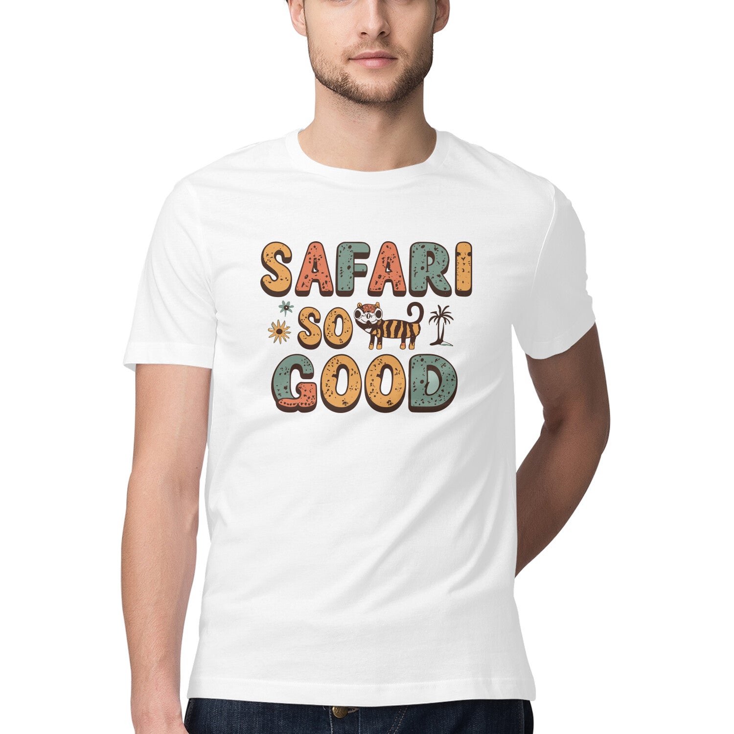 Men's Safari So Good Design Printed T-Shirt