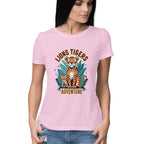 Women's Lions Tigers Adventure Graphics Printed T-Shirt
