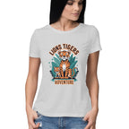 Women's Lions Tigers Adventure Graphics Printed T-Shirt