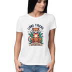 Women's Lions Tigers Adventure Graphics Printed T-Shirt