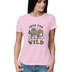 Women's Into The Wild Graphics Printed T-Shirt