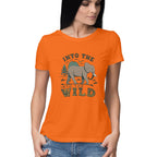 Women's Into The Wild Graphics Printed T-Shirt