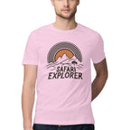 Men's Safari Explorer Design Printed T-Shirt