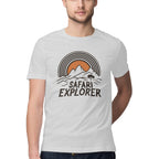 Men's Safari Explorer Design Printed T-Shirt