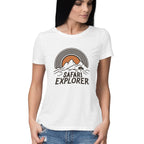Women's Safari Explorer Graphics Printed T-Shirt