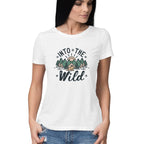 Women's Into The Wild Graphics Printed T-Shirt