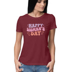 Women's Happy Womens Day Design Printed T-Shirt