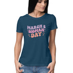 Women's March 8 Woman Day Design Printed T-Shirt