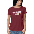 Women's Magical Girl Design Printed T-Shirt