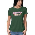 Women's Magical Girl Design Printed T-Shirt
