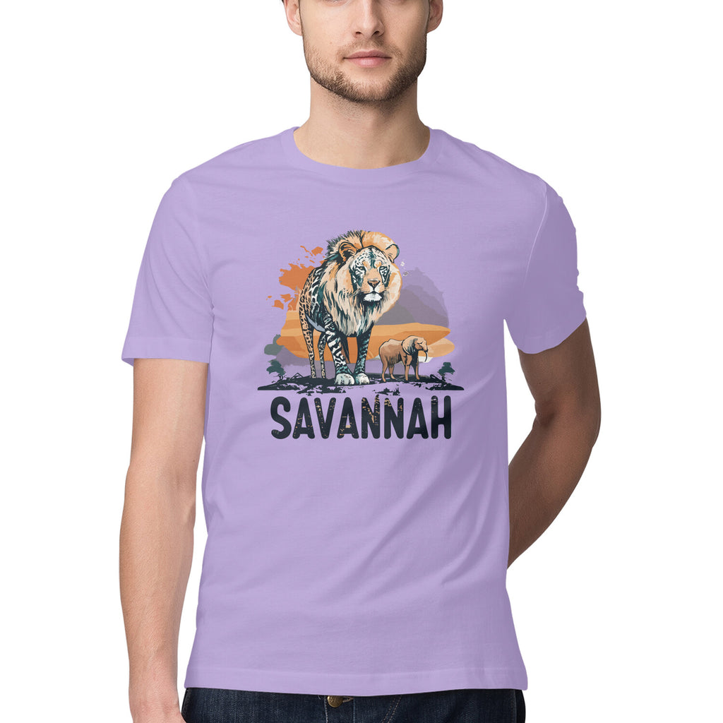 Men's Savannah Design Printed T-Shirt
