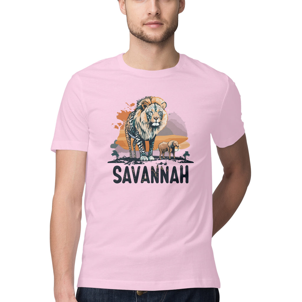 Men's Savannah Design Printed T-Shirt