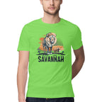 Men's Savannah Design Printed T-Shirt