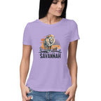 Women's Savannah Design Printed T-Shirt