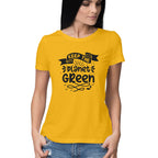 Women's Keep The Planet Green Graphics Printed T-Shirt