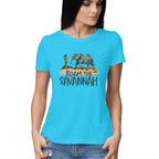Women's Roam The Savannah Graphics Printed T-Shirt