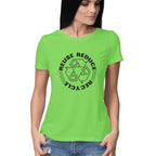 Women's Reuse Reduce Recycle Graphics Printed T-Shirt