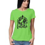 Women's Save Our Earth To Future Graphics Printed T-Shirt