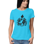 Women's Let's Save Our Earth Graphics Printed T-Shirt