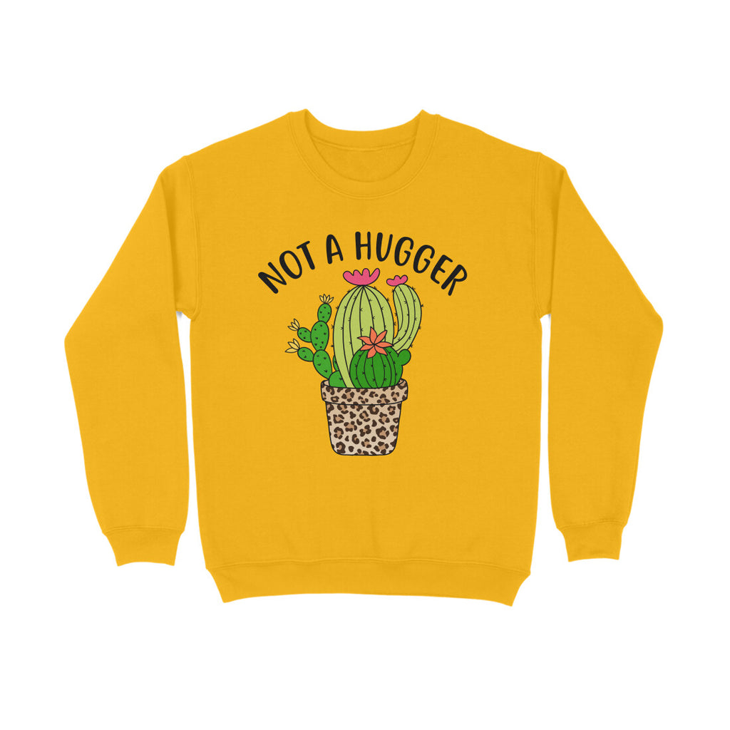 Men's Not A Hugger Sarcastic Quotes Sweatshirts